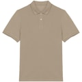 Heren polo Native Spirit Ecologische in piquétricot Wet Sand